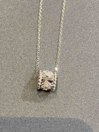 [Marin]PERLEE PEDANT SIVLER DIAMOND NECKLACE