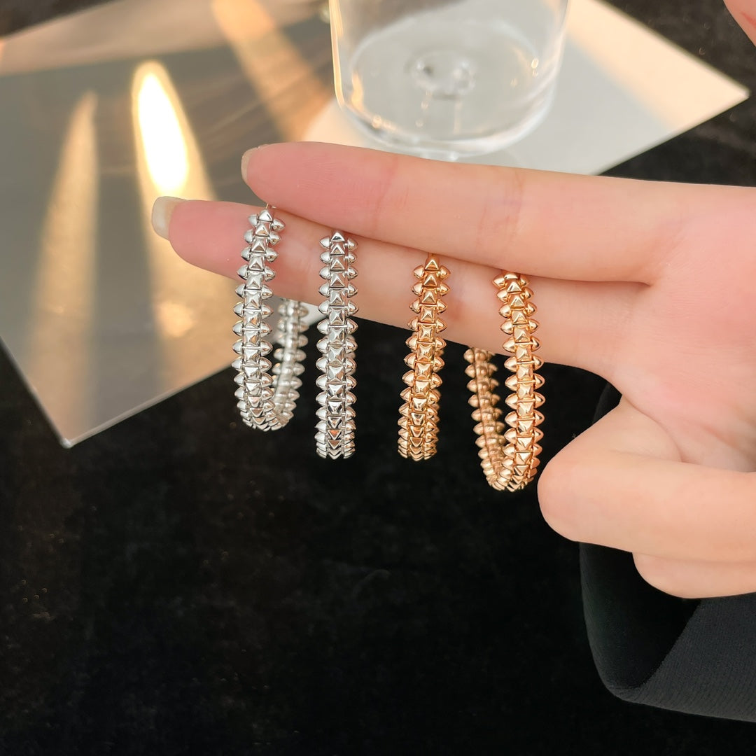 [Marin]CLASH HOOP EARRINGS