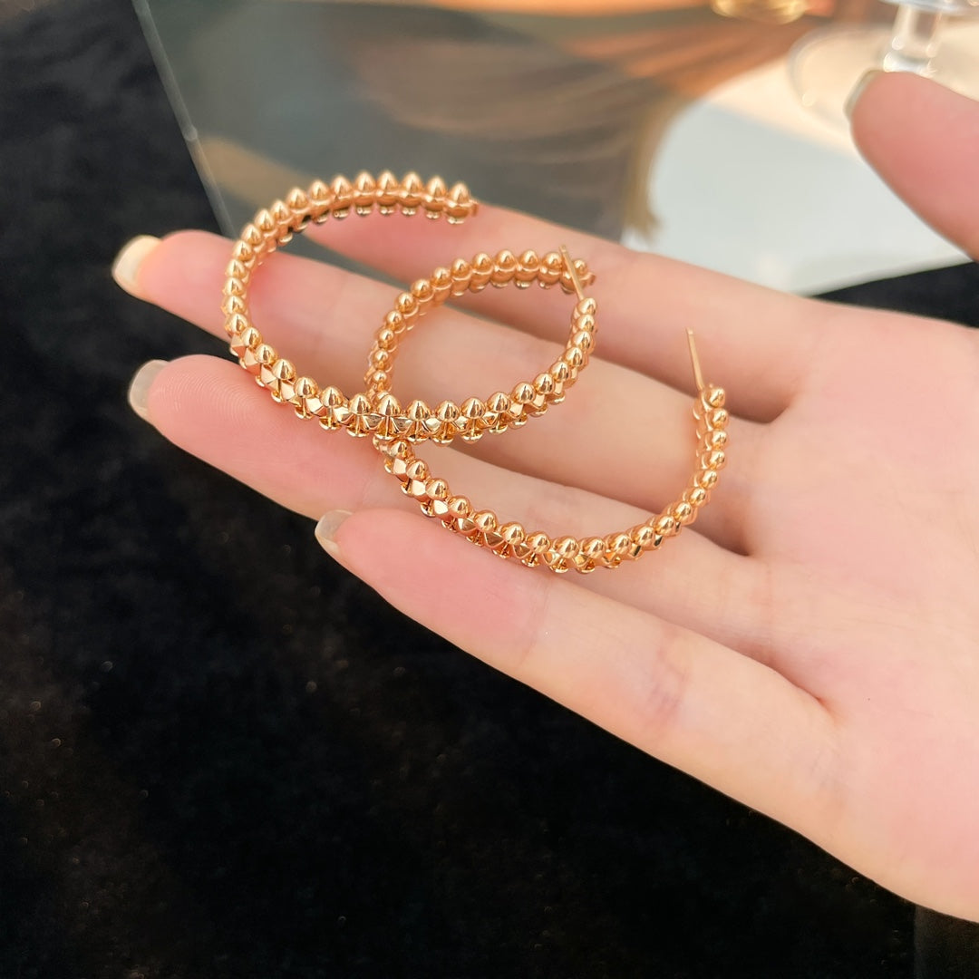 [Marin]CLASH HOOP EARRINGS
