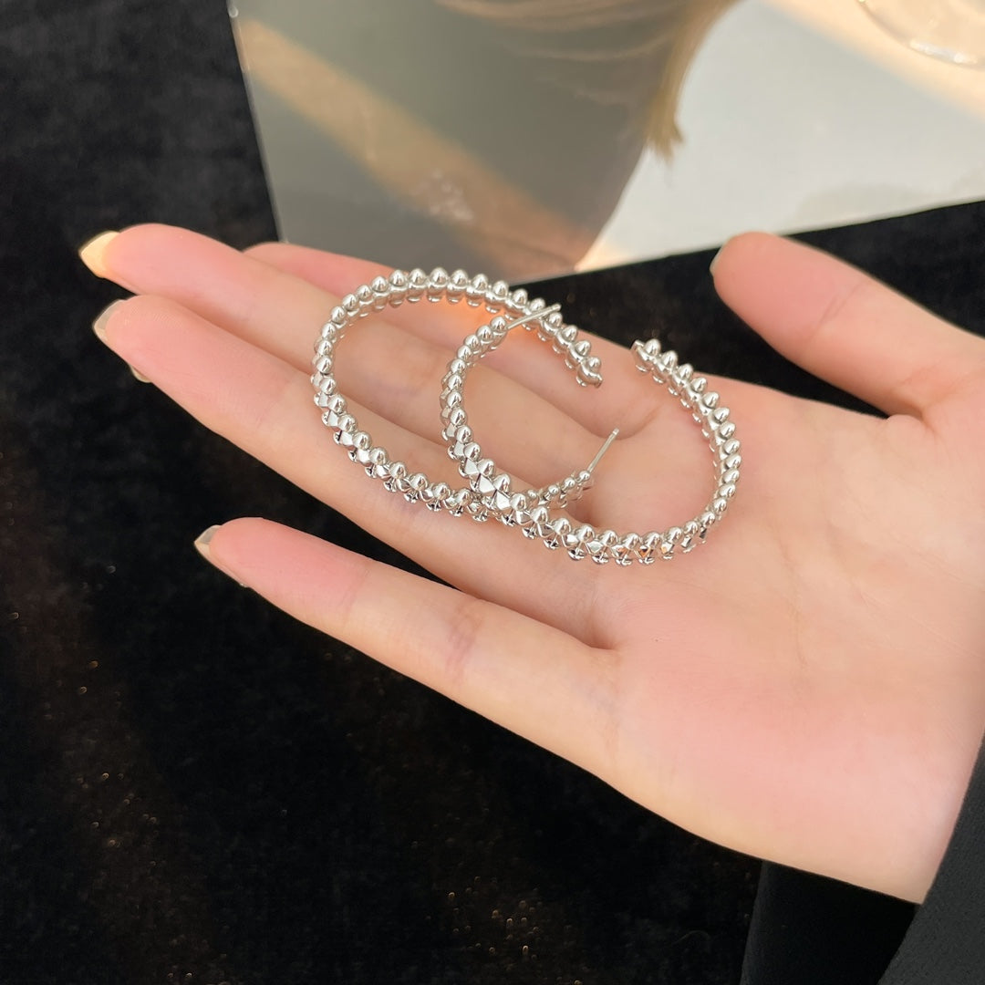[Marin]CLASH HOOP EARRINGS