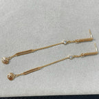 [Marin]CHAINE CHAOS DIAMOND DROP EARRINGS