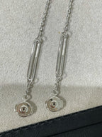 [Marin]CHAINE CHAOS DIAMOND DROP EARRINGS