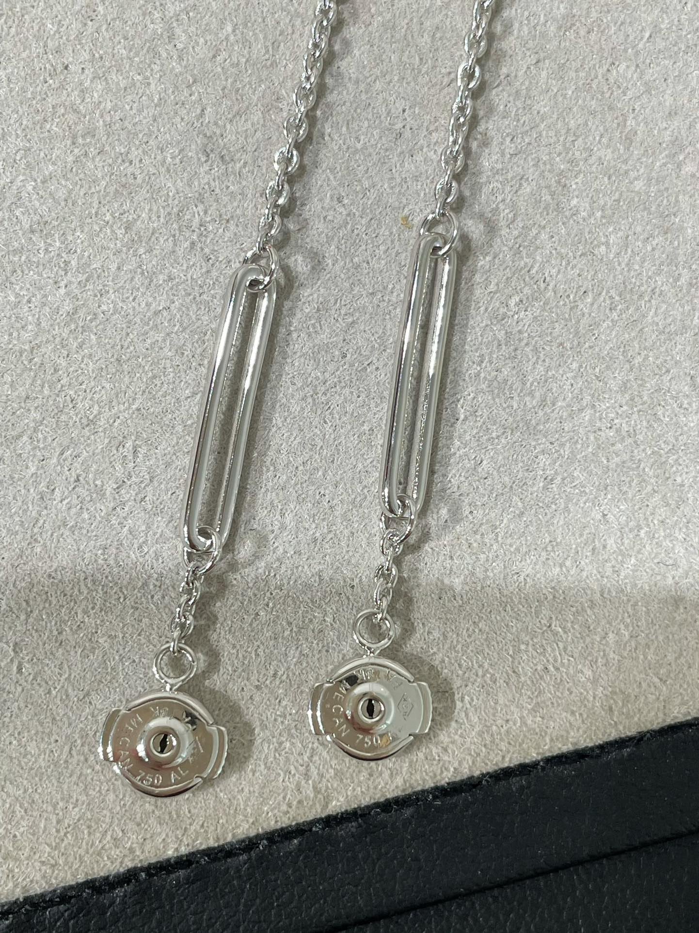 [Marin]CHAINE CHAOS DIAMOND DROP EARRINGS