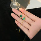 [Marin]BRACELET CLOVER MALACHITE 1 MOTIF