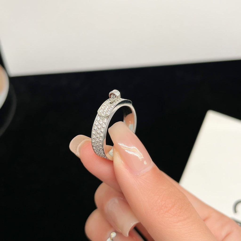 [Marin]KELLY SILVER DIAMOND RING