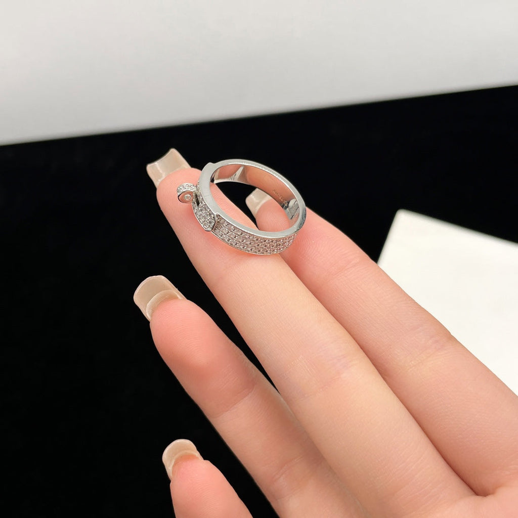 [Marin]KELLY SILVER DIAMOND RING