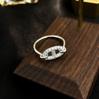 [Marin]RONDE SMALL SILVER DIAMOND RING