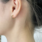 [Marin]LOVE DIAMOND EARRINGS
