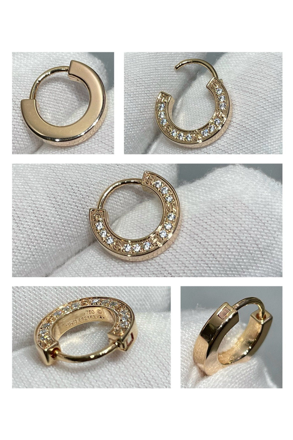 [Marin]LOVE DIAMOND EARRINGS