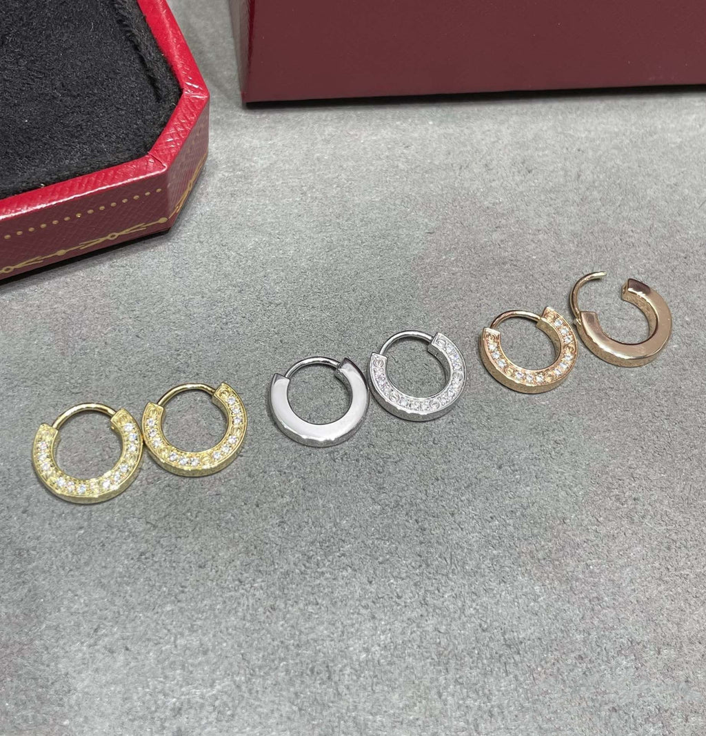 [Marin]LOVE DIAMOND EARRINGS