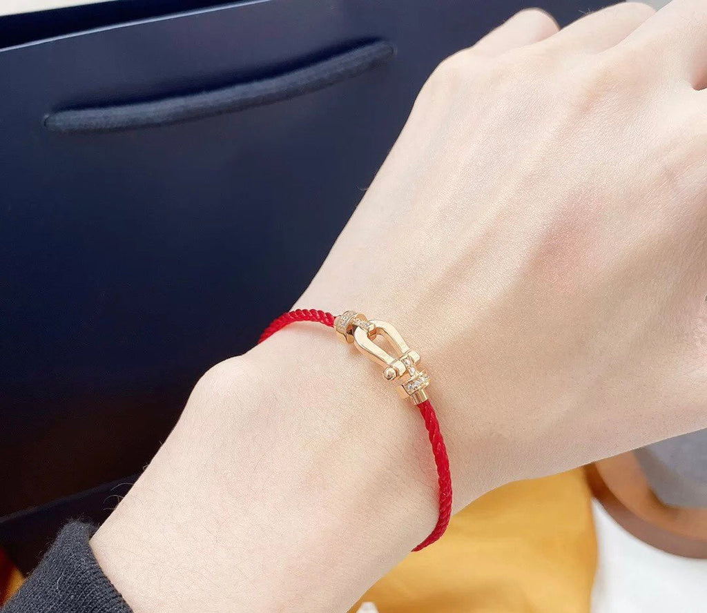 [Marin]FORCE 10 HALF DIAMOND PINK GOLD RED CORDERI LARGE AND MEDIUM MODEL