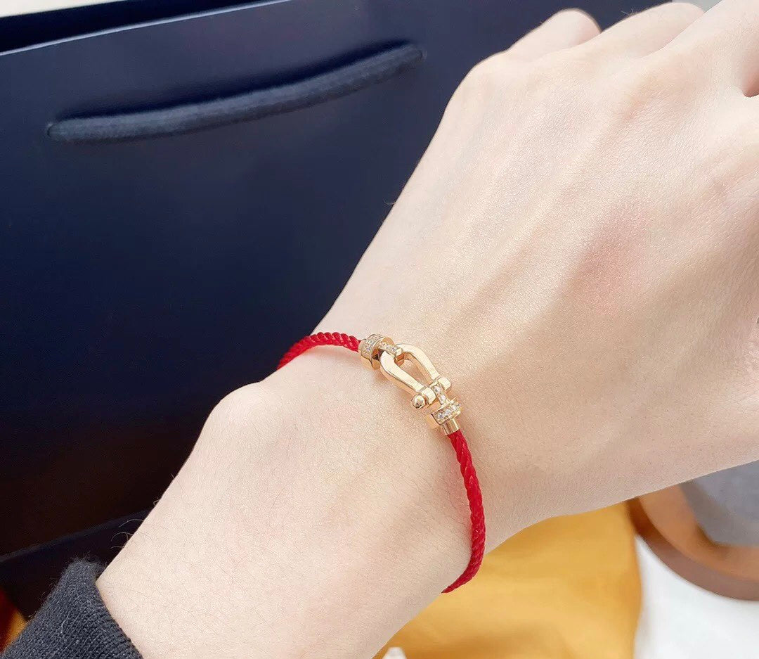 [Marin]FORCE 10 HALF DIAMOND PINK GOLD RED CORDERI LARGE AND MEDIUM MODEL