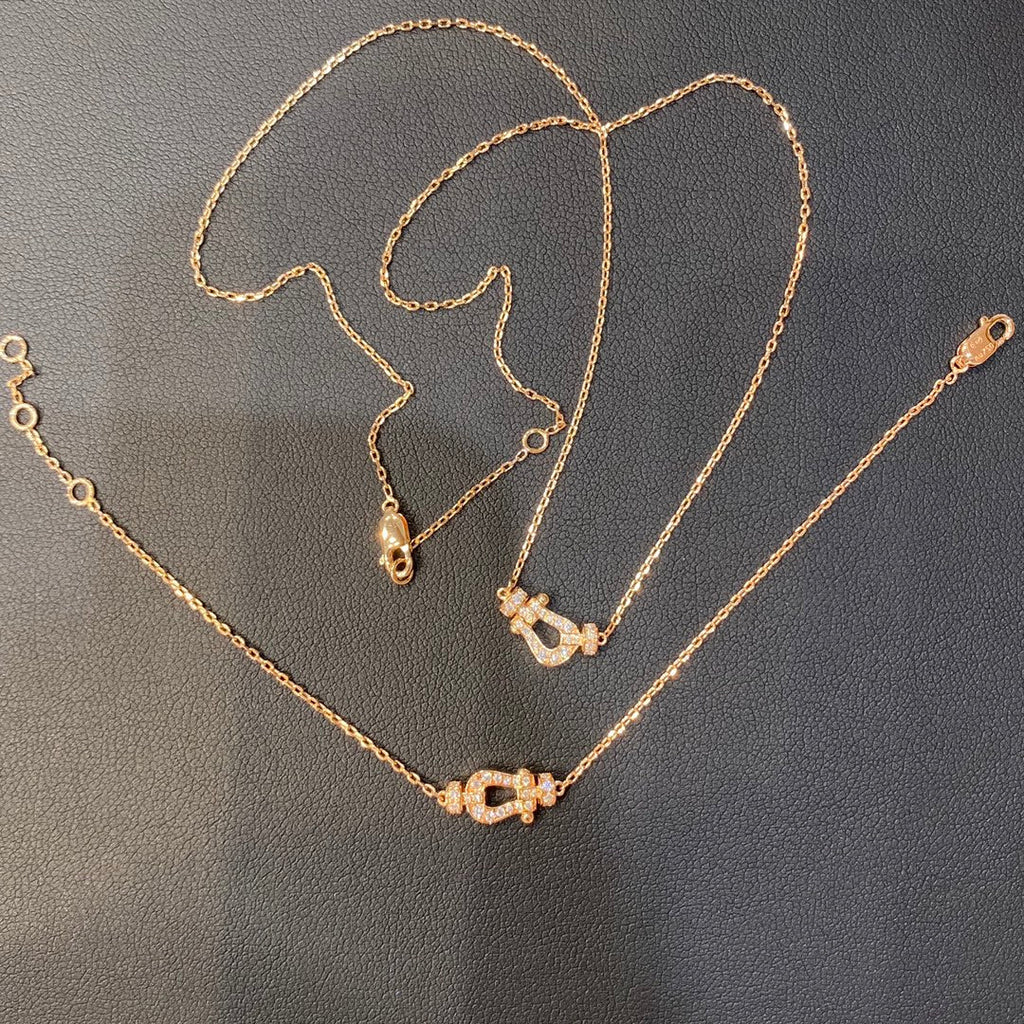 [Marin]FORCE 10 DIAMOND PINK GOLD NECKLACE MINI MODEL