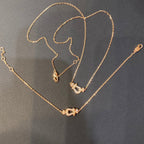 [Marin]FORCE 10 DIAMOND PINK GOLD NECKLACE MINI MODEL