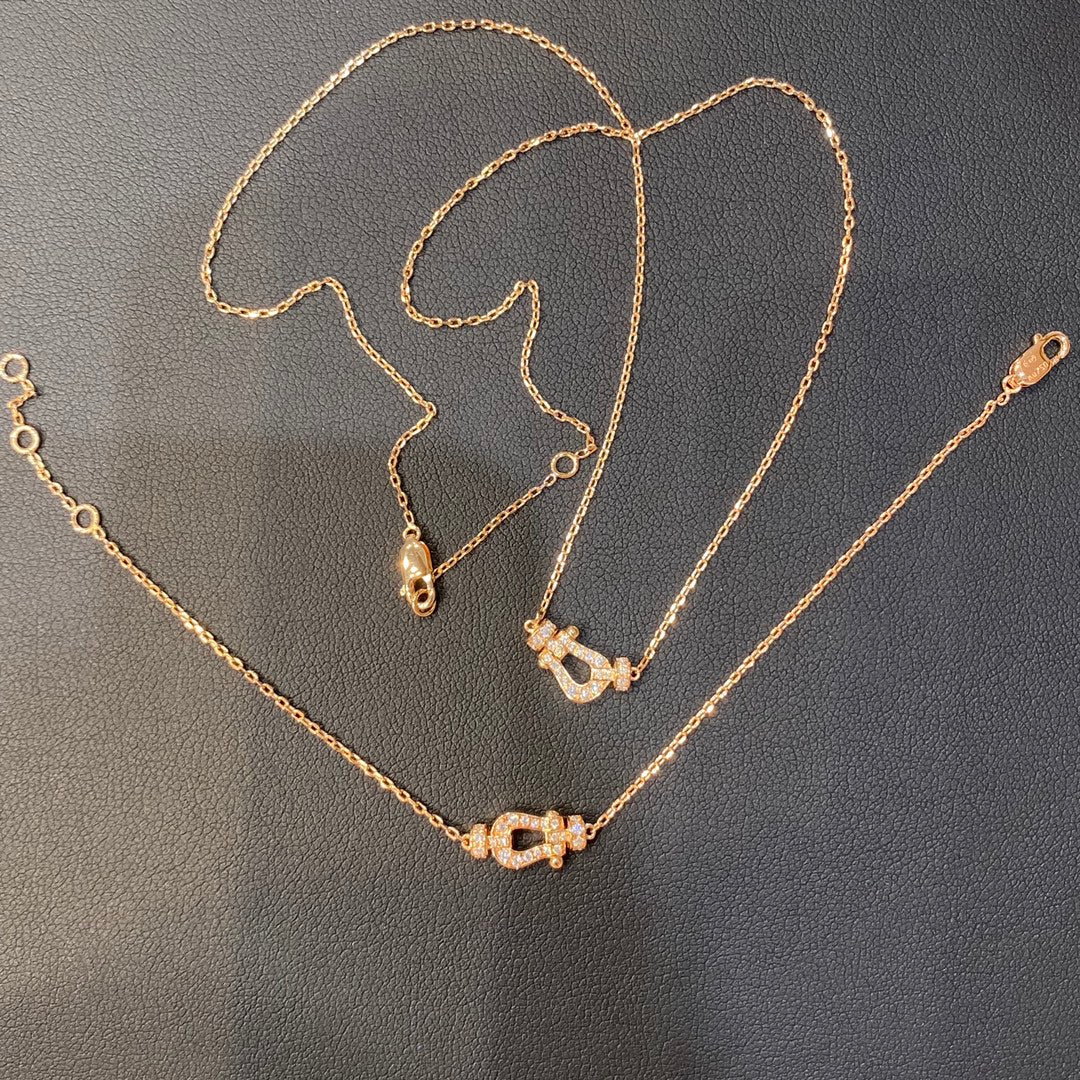 [Marin]FORCE 10 DIAMOND PINK GOLD NECKLACE MINI MODEL
