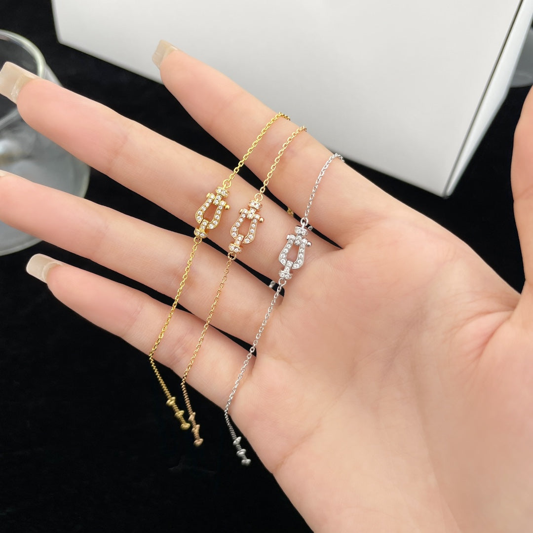 [Marin]FORCE 10 FULL DIAMOND BUCKLE CHAIN LINK MINI MODEL