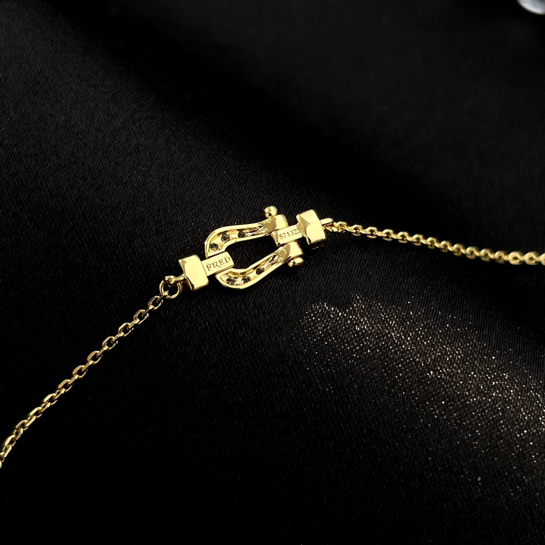 [Marin]FORCE 10 FULL DIAMOND BUCKLE CHAIN LINK MINI MODEL