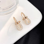 [Marin]FORCE 10 FULL DIAMOND DROP EARRINGS MEDIUM MODEL