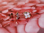 [Marin]STAR AND SUN PINK GOLD MOP STUD EARRINGS
