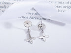 [Marin]VIDYLLE SILVER DIAMOND MINI DROP EARRINGS