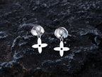 [Marin]VIDYLLE SILVER DIAMOND MINI DROP EARRINGS