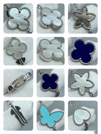 [Marin]LUCKY CLOVER SILVER 11 MOTIF NECKLACE