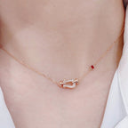 [Marin]FORCE 10 DIAMOND PINK GOLD NECKLACE