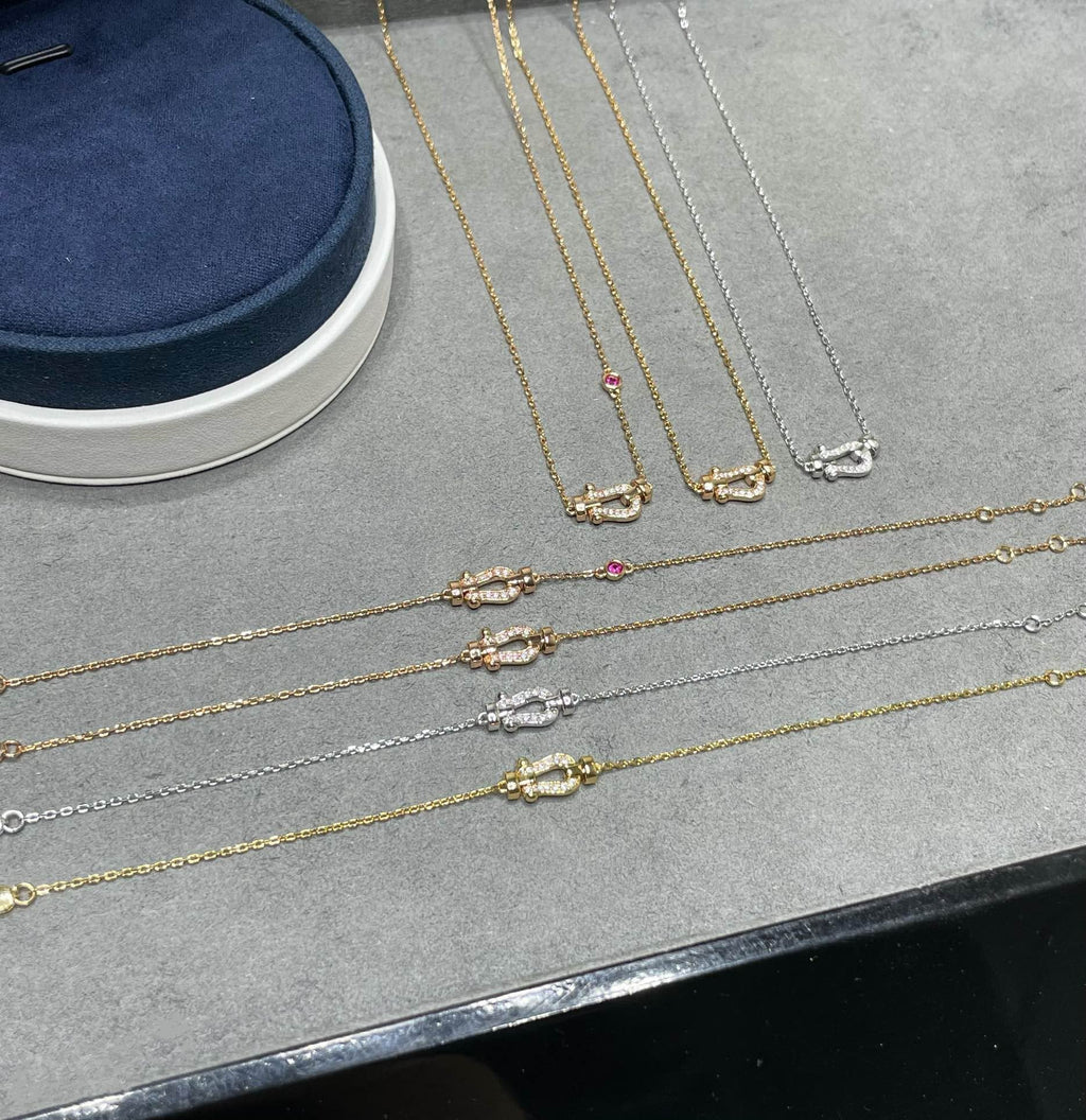 [Marin]FORCE 10 DIAMOND PINK GOLD NECKLACE