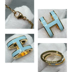[Marin]POP H SKY BLUE NECKLACE