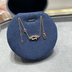 [Marin]FORCE 10 DIAMOND CHAIN LINK PINK GOLD BRACELET