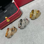 [Marin]LOVE 5.5MM DIAMOND PAVED EARRINGS