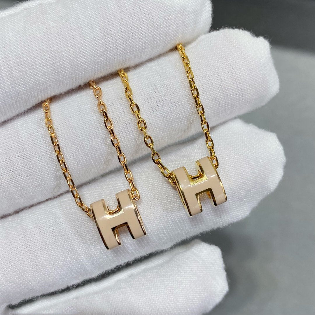 [Marin]MINI POP H NECKLACE