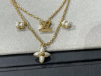 [Marin]FLOWERGRAM GOLD MOP DOUBLE ROW NECKLACE