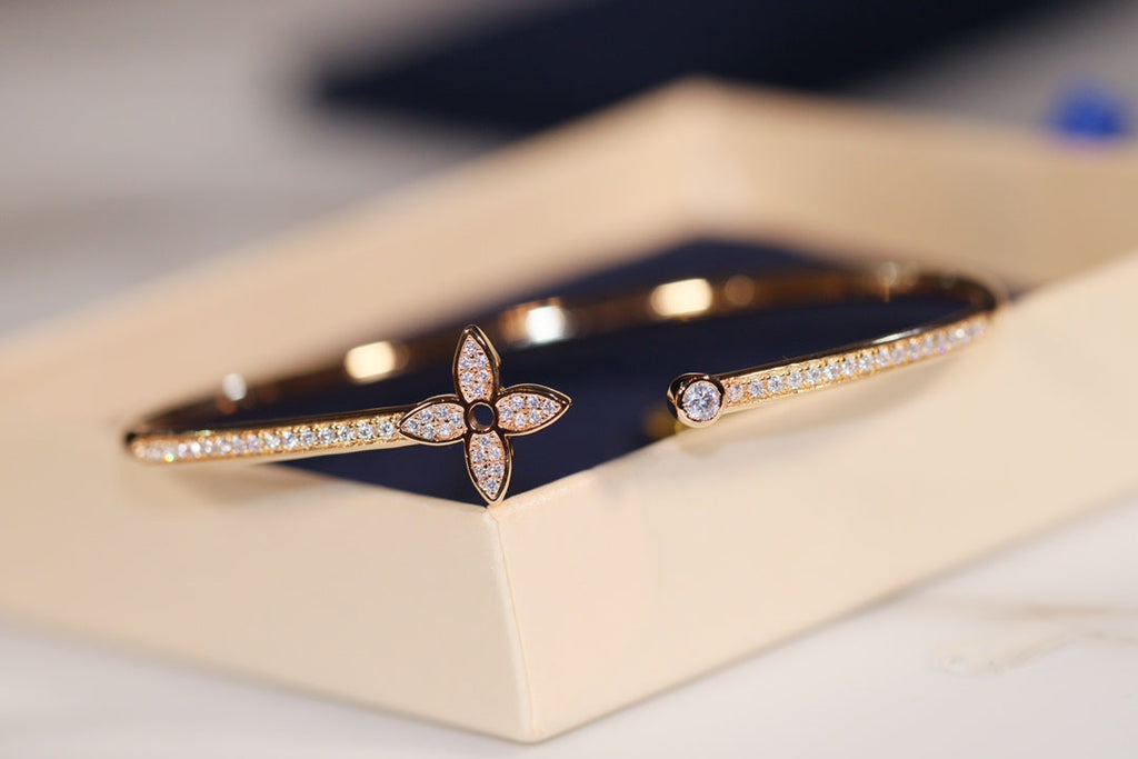 [Marin]JONC OUVERT IDYLLE GOLD SERTI DIAMANTS