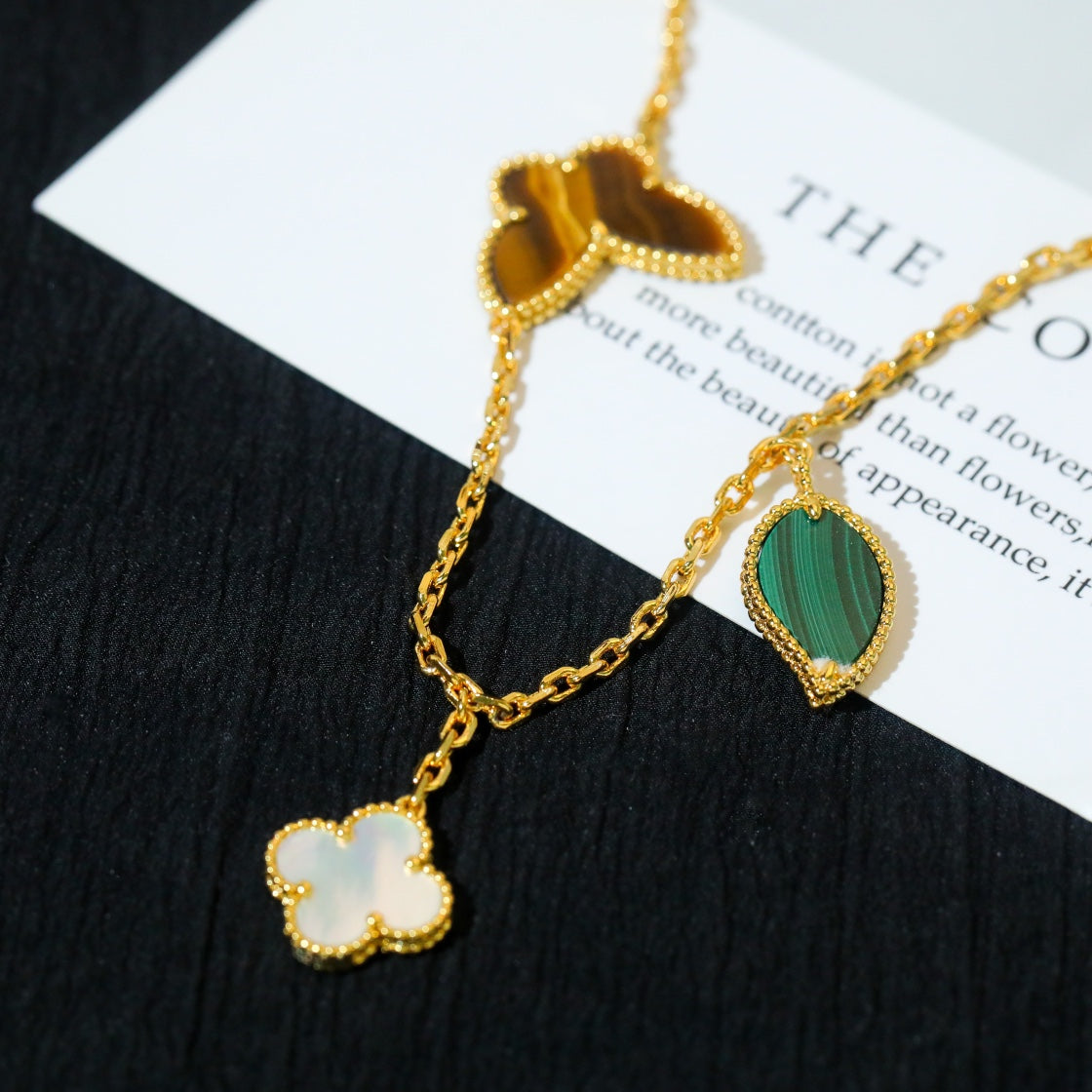 [Marin]LUCKY SPRING 5 MOTIF GOLD BRACELET