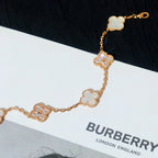 [⭐Shinejoy]CLOVER WHITE PEARL MOP BRACELET 5 MOTIFS COLLECTION