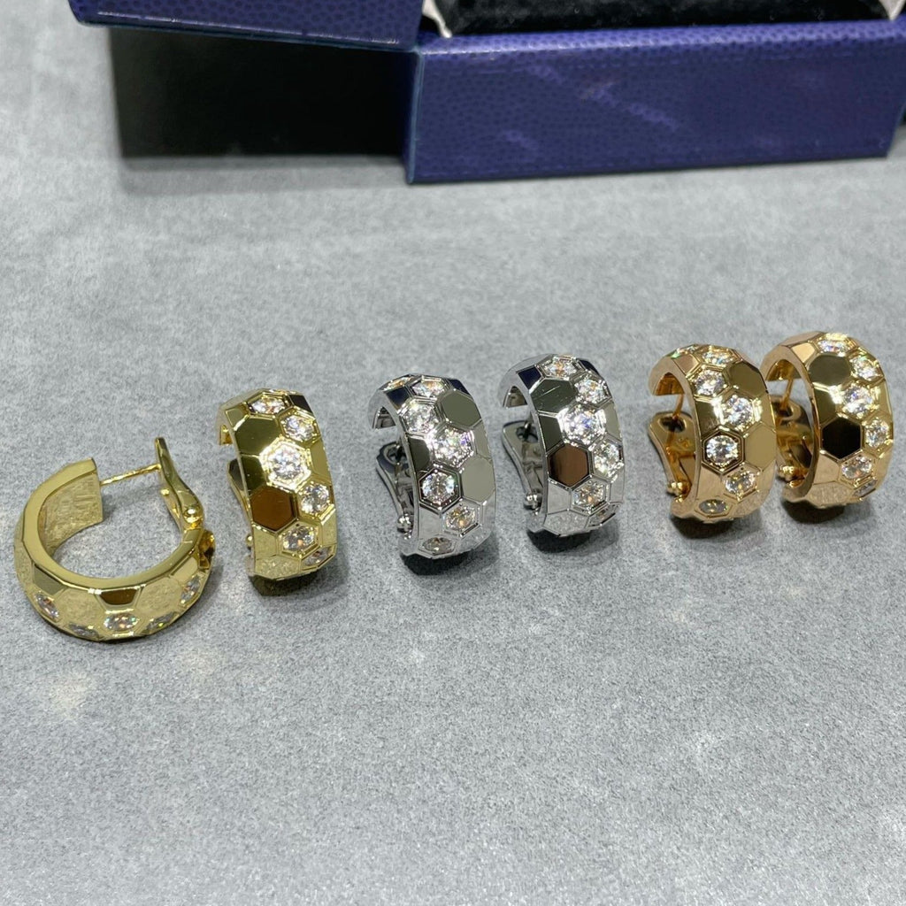 [Marin]BEE LOVE ダイヤモンドフープピアス