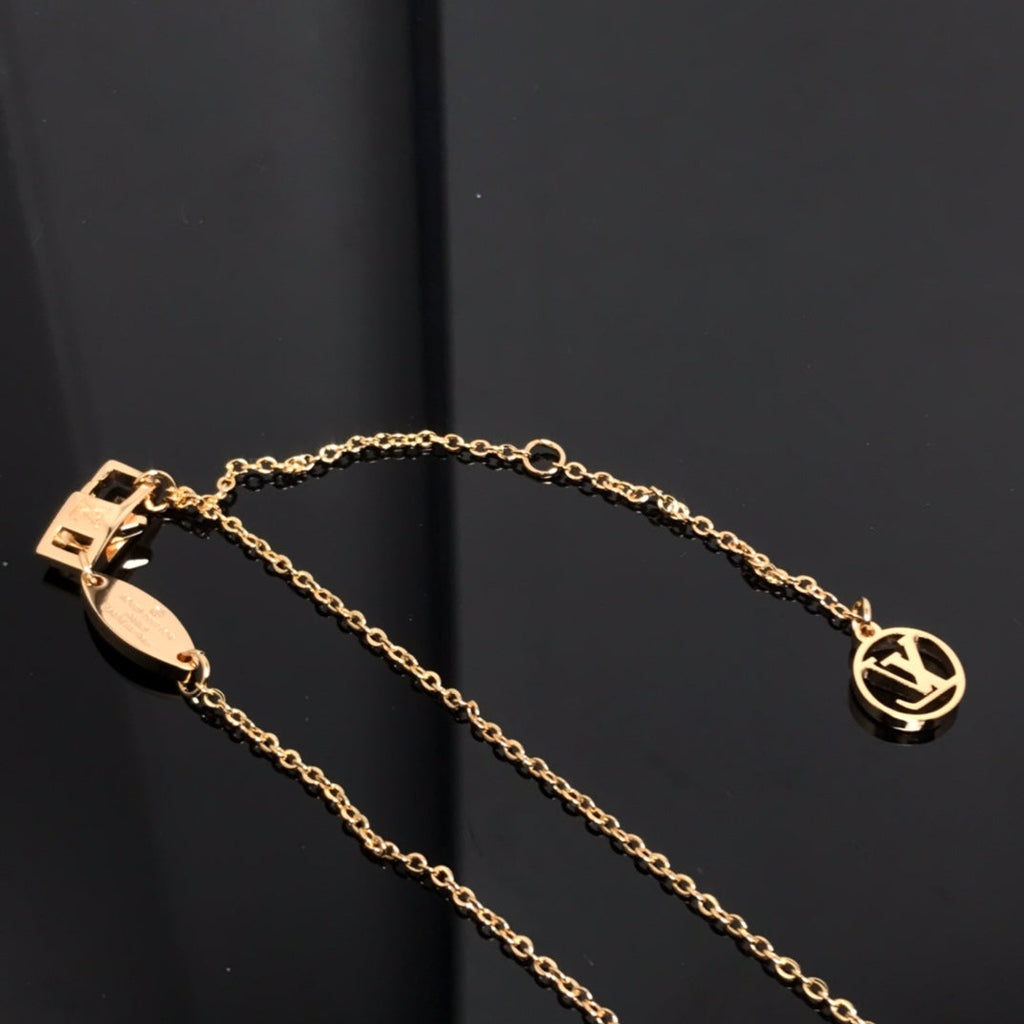 [Marin]COLOR BLOSSOM PINK MOP SUN GOLD NECKLACE