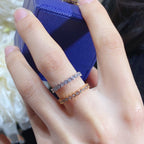 [Marin]BEE LOVE DIAMOND PAVED SMALL RING