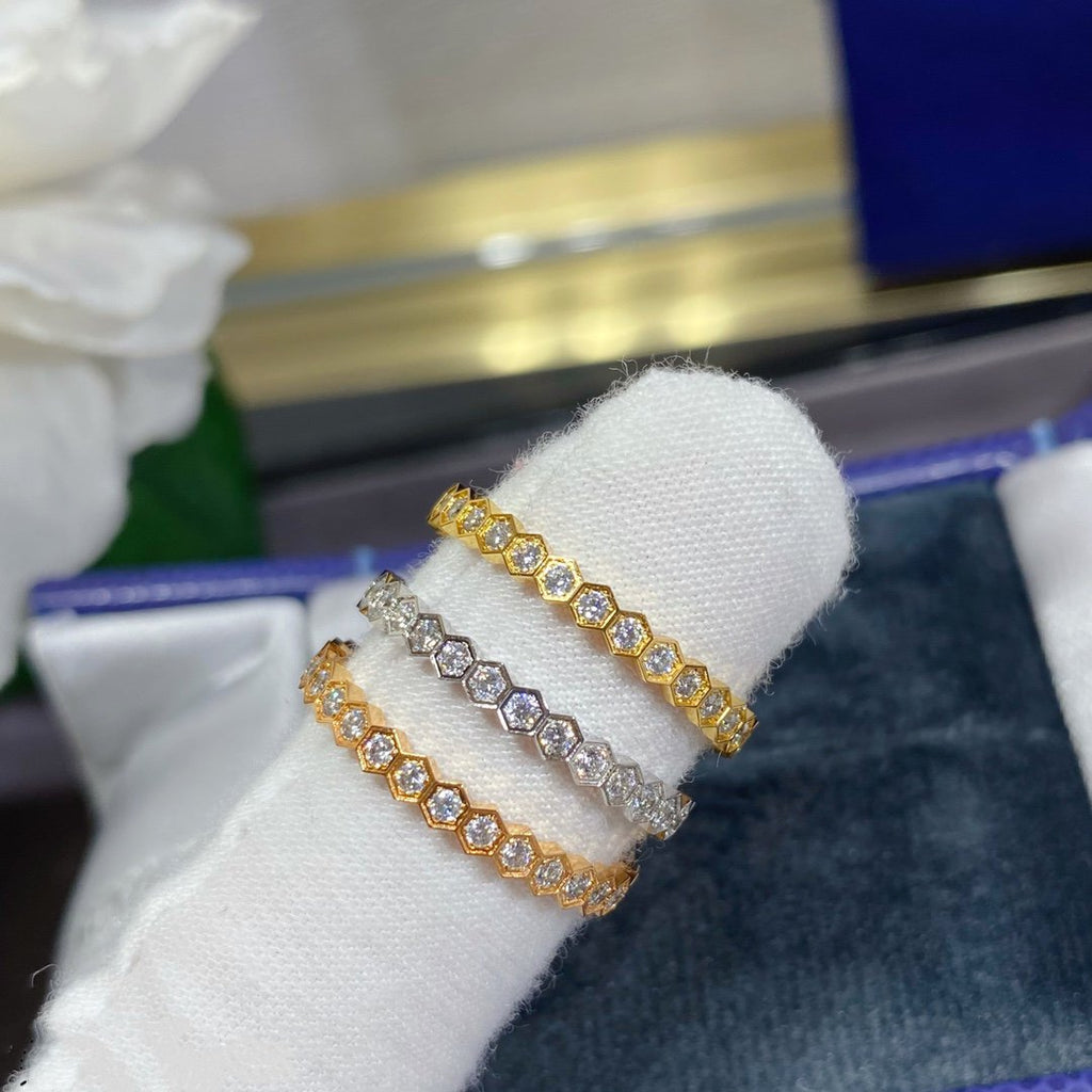 [Marin]BEE LOVE DIAMOND PAVED SMALL RING