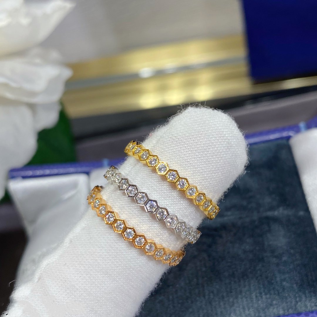 [Marin]BEE LOVE DIAMOND PAVED SMALL RING