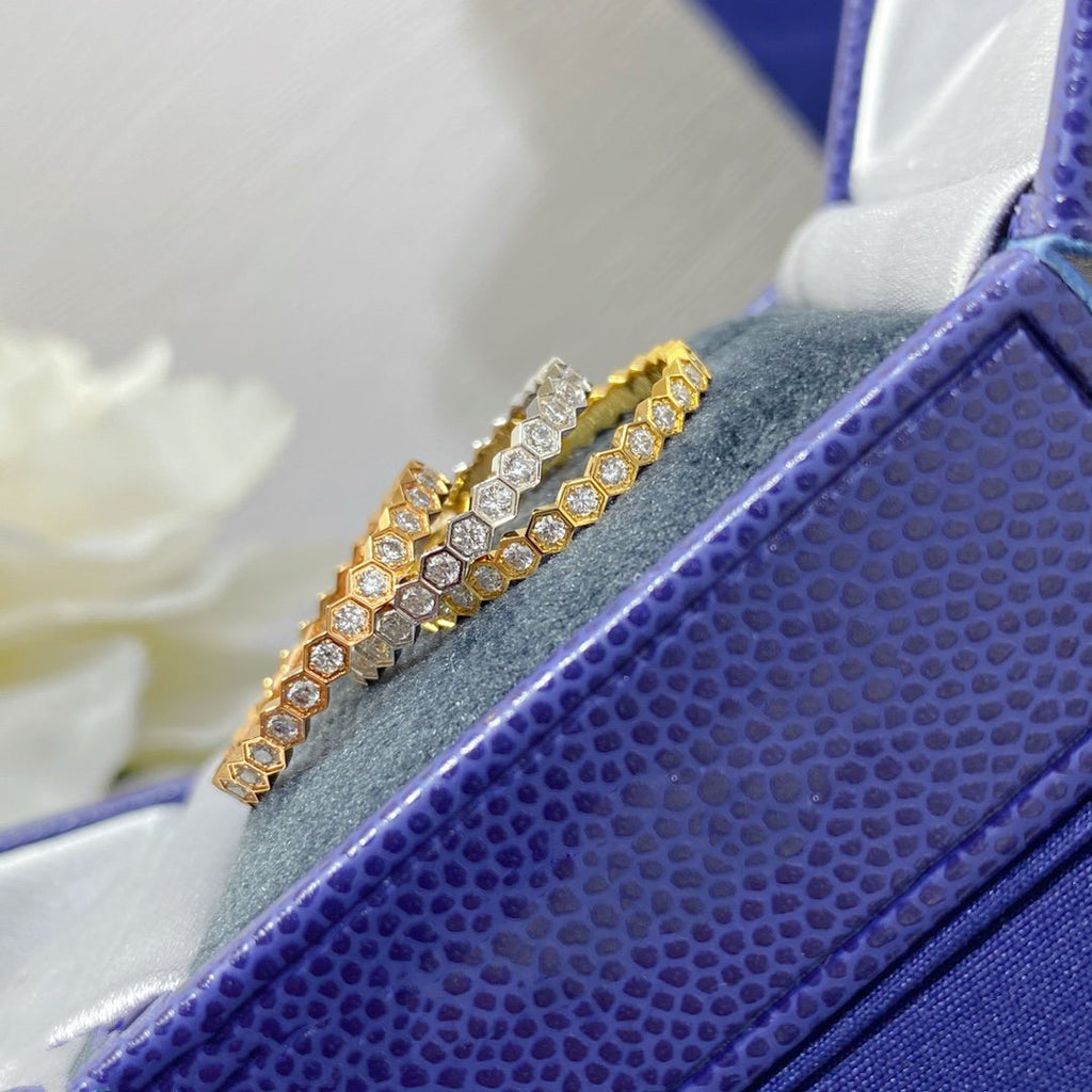 [Marin]BEE LOVE DIAMOND PAVED SMALL RING