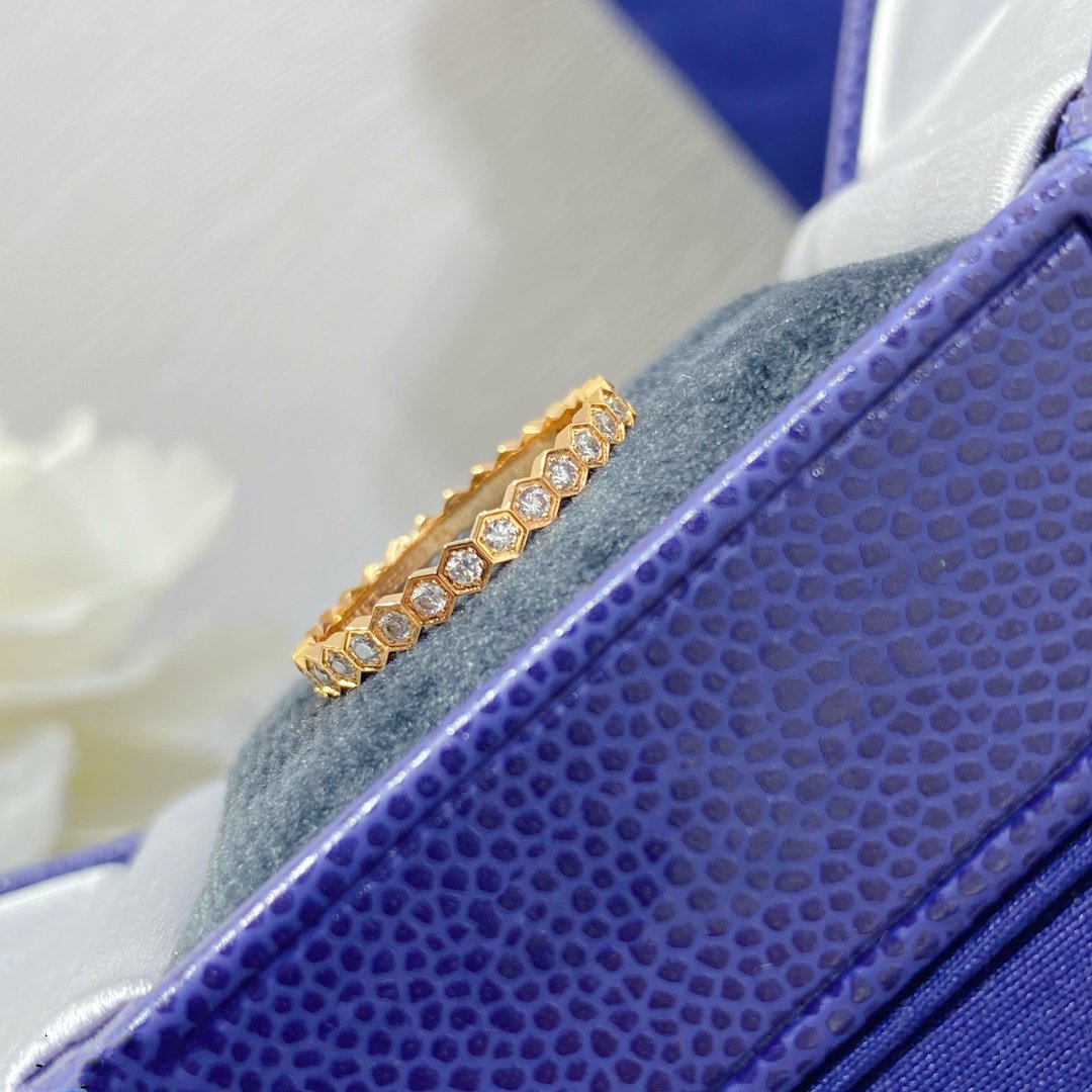 [Marin]BEE LOVE DIAMOND PAVED SMALL RING