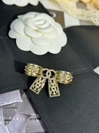 [Marin]25K Hollow Bow Brooch