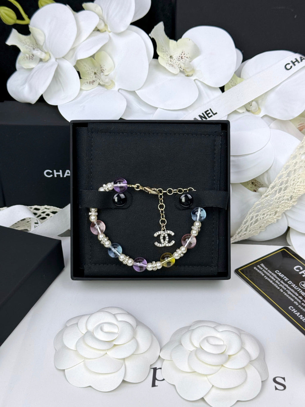 [Marin]Bracelet en résine transparente colorée