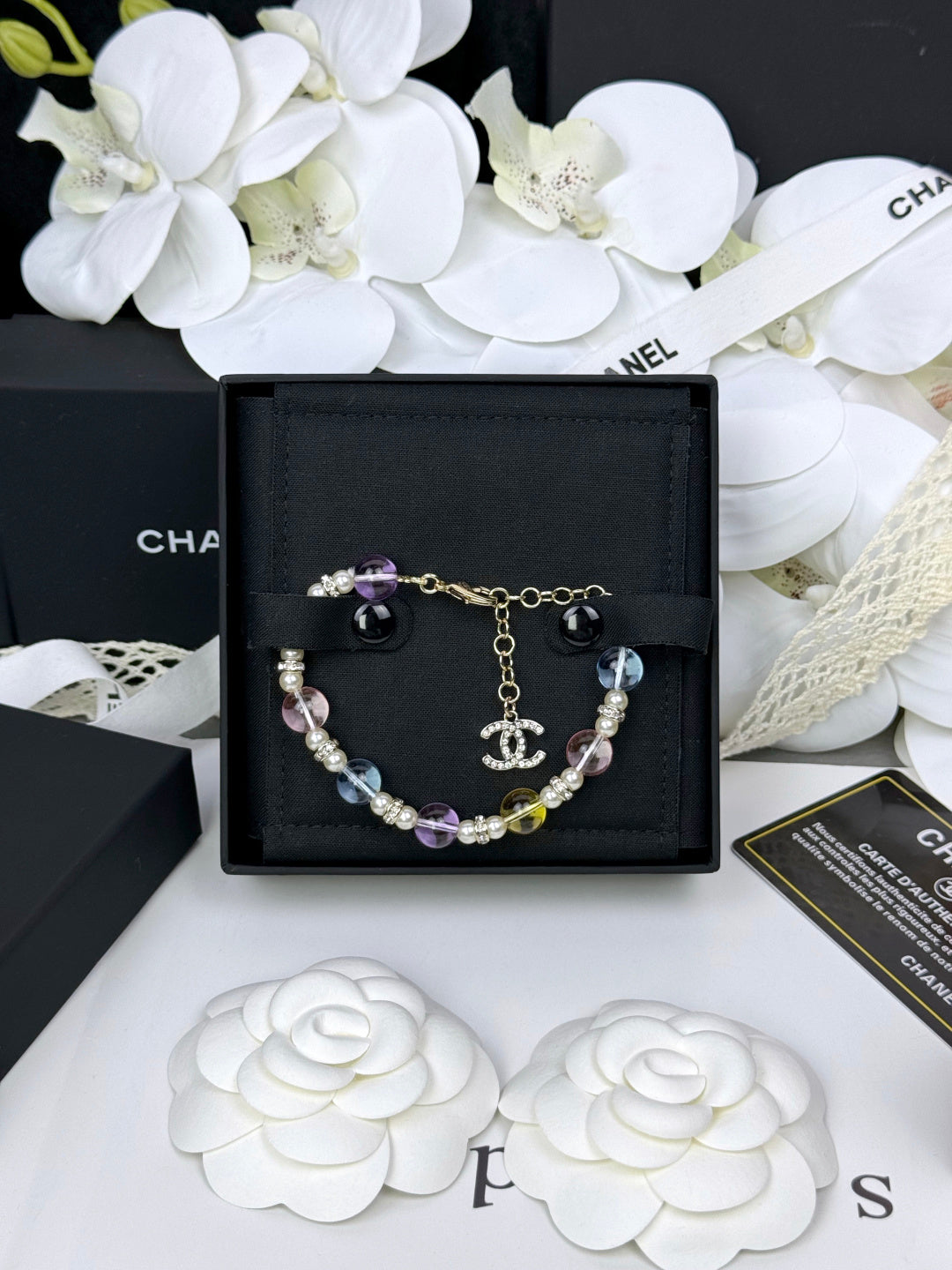 [Marin]Colorful Transparent Resin Bracelet