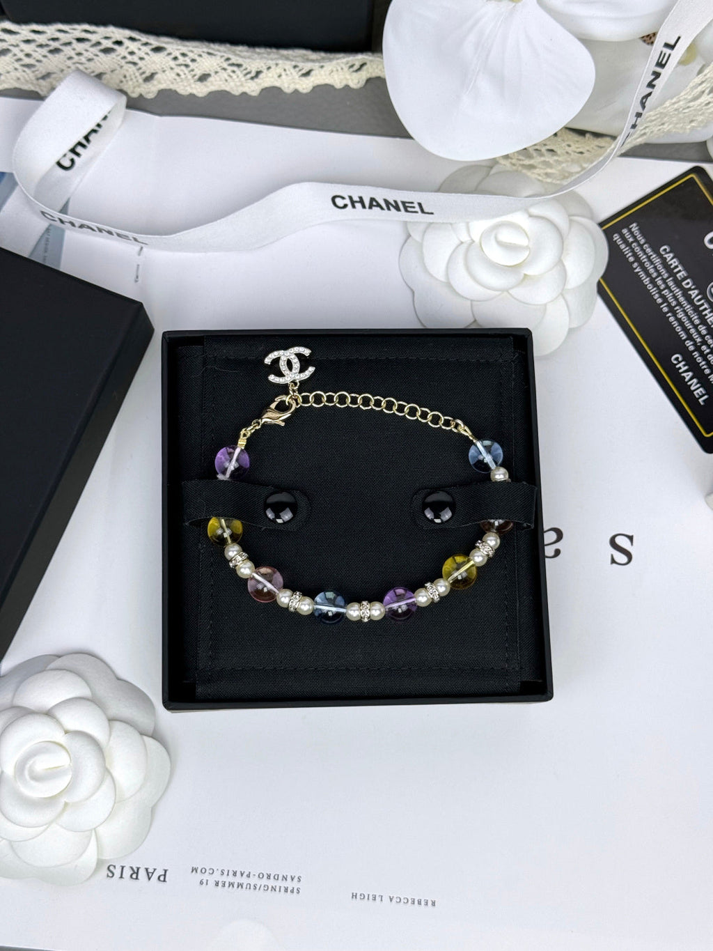[Marin]Bracelet en résine transparente colorée