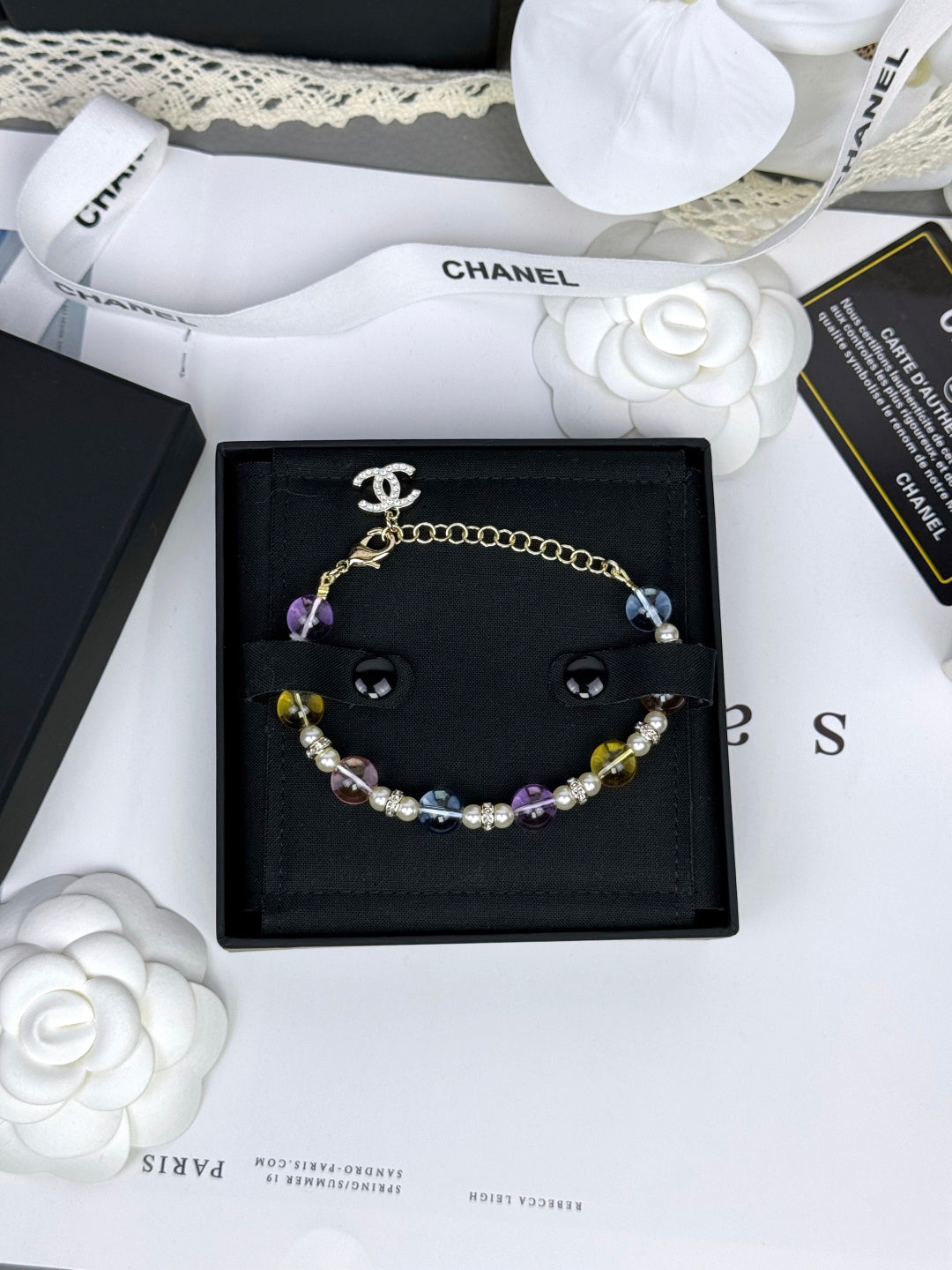 [Marin]Colorful Transparent Resin Bracelet
