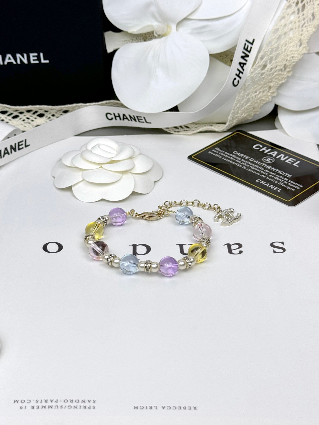 [Marin]Bracelet en résine transparente colorée