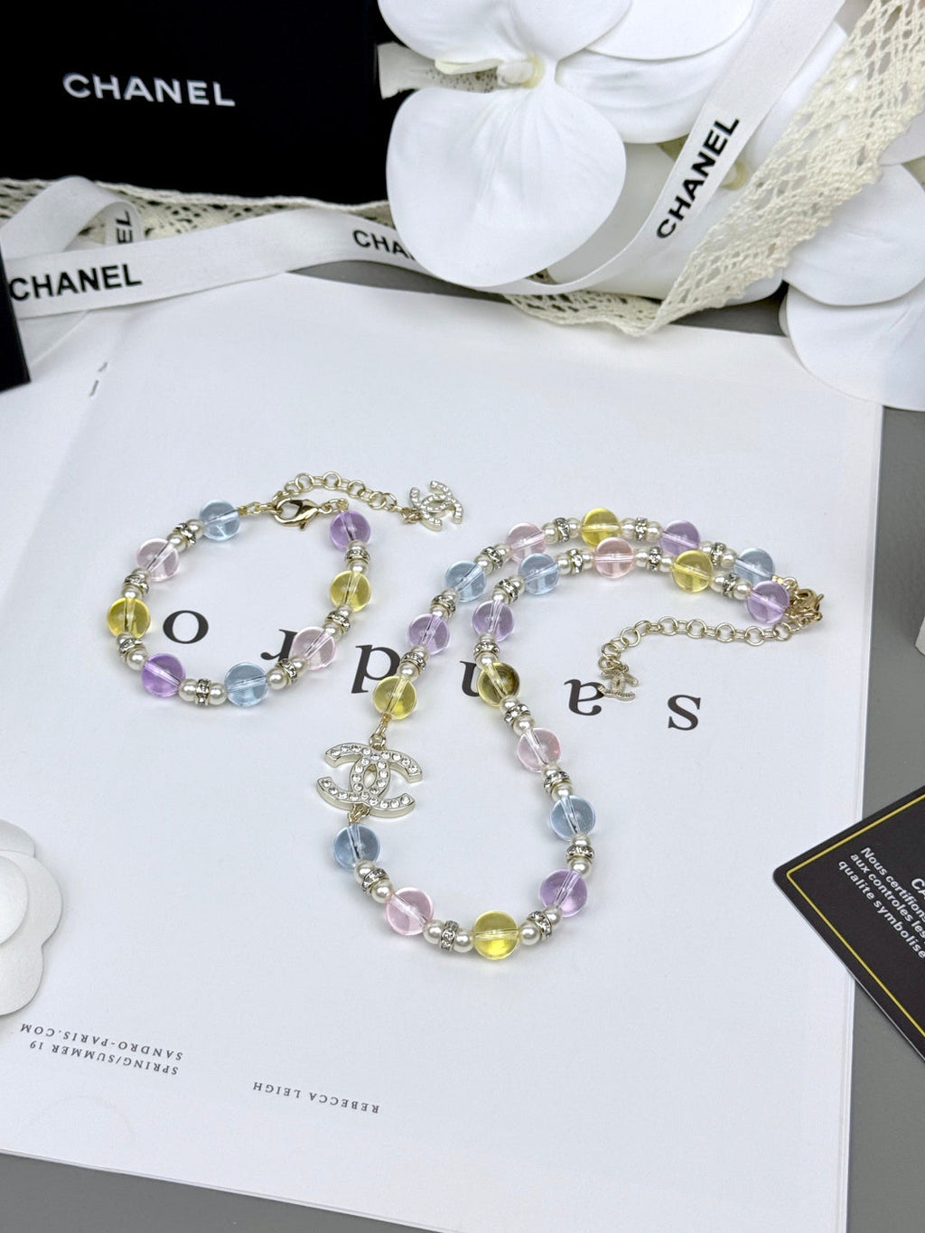 [Marin]Bracelet en résine transparente colorée